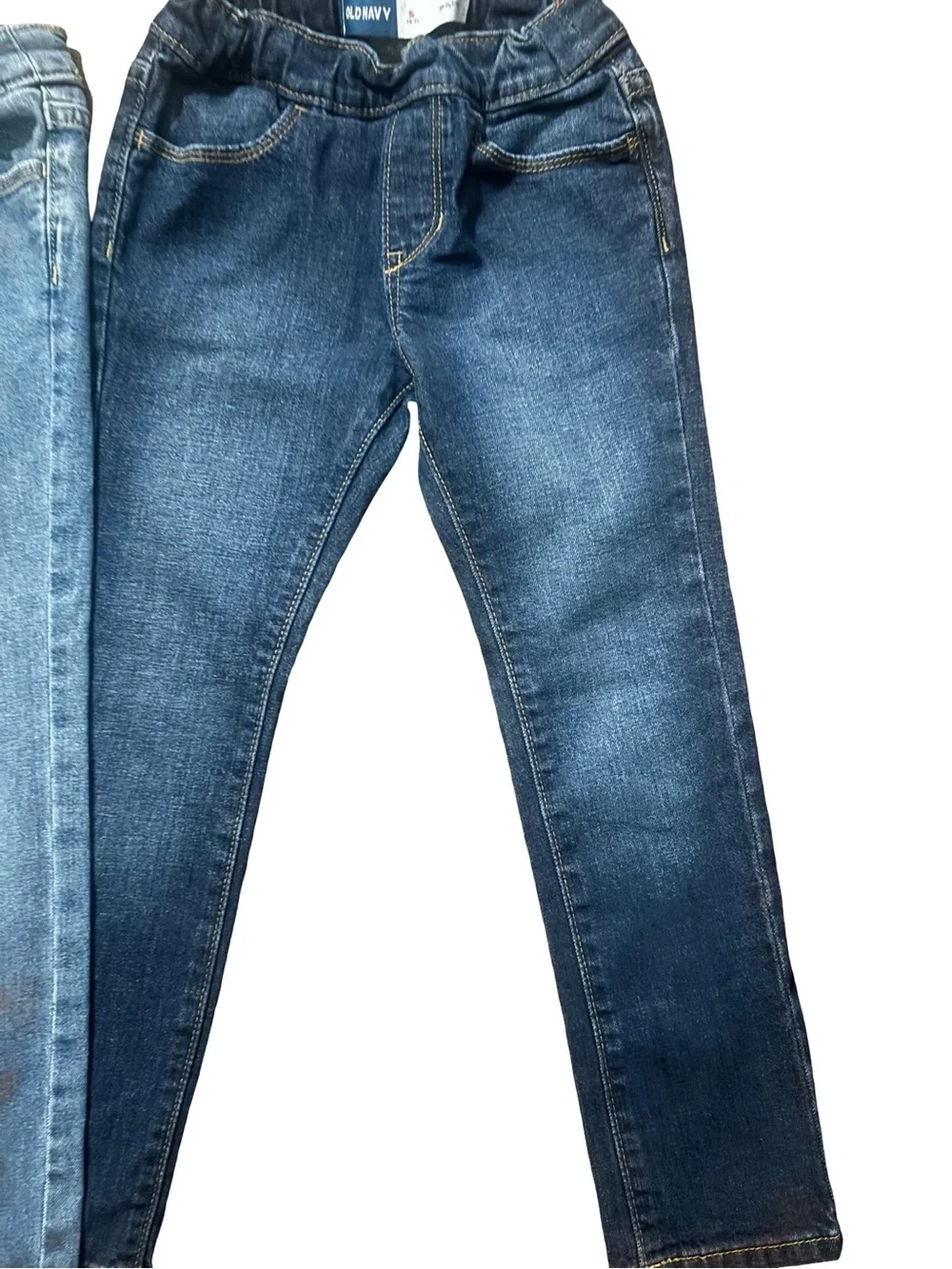 Old Navy Two-Tone Kids Jeans in Light Blue and Dark Blue